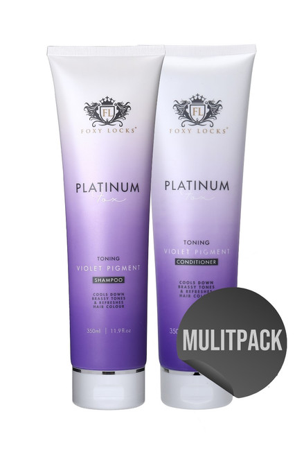 *Multipack* Foxy Locks Platinum Fox Purple Toning shampoo + Conditioner