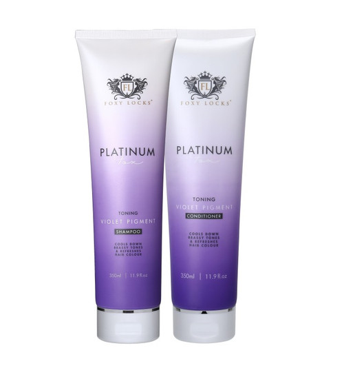Platinum Fox Violet Pigment Toning Purple Shampoo & Conditioner
