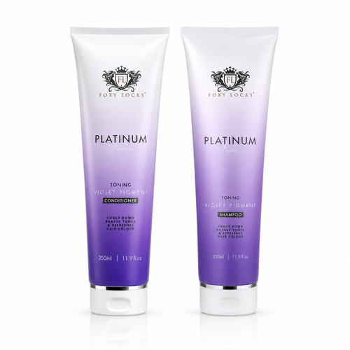Platinum Fox Violet Pigment Toning Purple Shampoo & Conditioner