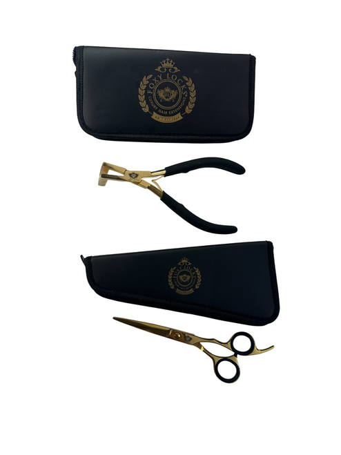 Tape in Hair Extension Bundle | Pro Pliers & Scissors 