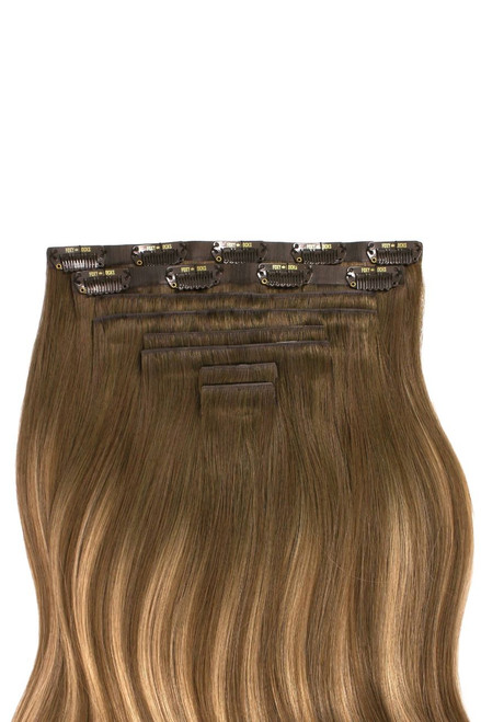 Brondie - Invisible 20" Deluxe Clip In Remy Human Hair Extensions 200g