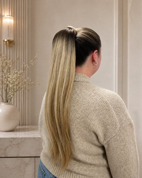 Coffee Caramel - Wrap Ponytail Clip In Hair Extensions 12 / 16 / 22 Inch