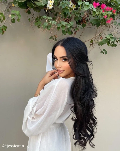 Brown Black - Double Wefted Lace Full Head Clip in Human Hair Extensions