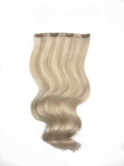Iced Latte -One Weft Volumizer Seamless Clip In Remy Human Hair Extensions | Foxy Locks