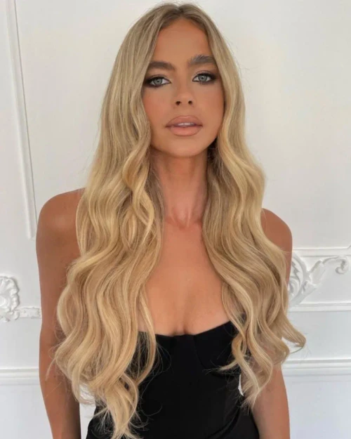Latte Blonde - Seamless Clip In Remy Human Hair Extensions | Foxy Locks