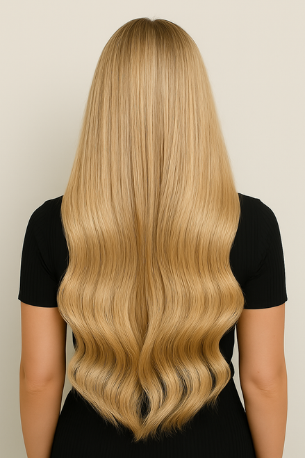 Sandy Blonde – Seamless Clip In Remy Human Hair | Foxy Locks