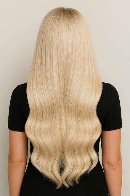 Hollywood Blonde – Seamless Clip In Remy Human Hair | Foxy Locks
