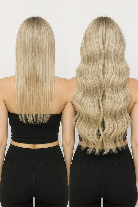 Iced Latte - Seamless Clip In Remy Human Hair Extensions | Foxy Locks