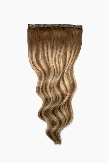 Brondie - One Weft Volumizer Seamless Clip In Remy Human Hair Extensions | Foxy Locks