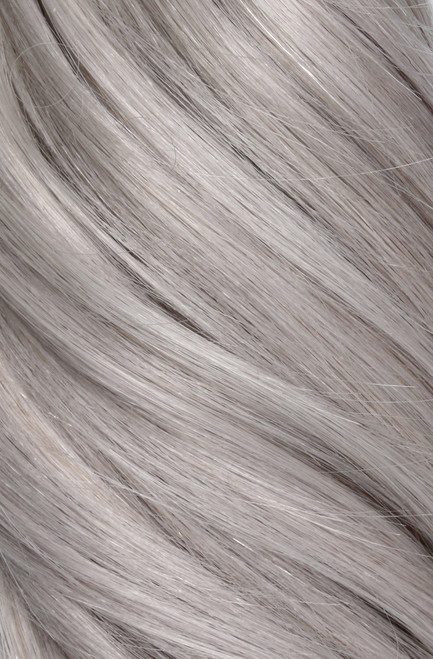 Silver Fox - Double Wefted Lace Full Head Clip in Human Hair Extensions