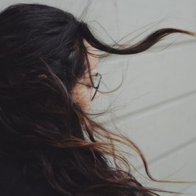 long dark brown hair tumblr