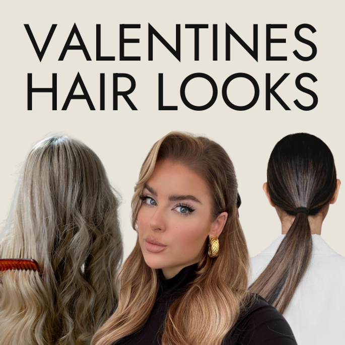 Image of Tie-dye hair Valentine's hairstyle