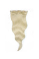 Platinum Blonde - Volumizer 20" Silk Seamless Clip In Human Hair Extensions 60g | Foxy Locks