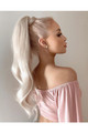 PLATINUM BLONDE - WRAP PONYTAIL CLIP IN HAIR EXTENSIONS 12 / 16 / 22 / 26 INCH