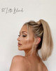 PLATINUM BLONDE - WRAP PONYTAIL CLIP IN HAIR EXTENSIONS 12 / 16 / 22 / 26 INCH