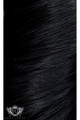 Jet Black - Elegant 14" Silk Seamless Clip In Remy Human Hair Extensions 120g