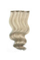 Iced Latte - Volumizer 16" Silk Seamless Clip In Human Hair Extensions 50g | Foxy Locks