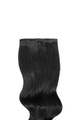 Jet Black - Invisible 20" Deluxe Clip In Remy Human Hair Extensions 200g