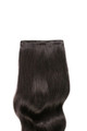 Brown Black - Invisible 20" Deluxe Clip In Remy Human Hair Extensions 200g