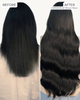 Brown Black - Invisible 20" Deluxe Clip In Remy Human Hair Extensions 200g