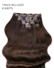 Cocoa - Invisible 20" Deluxe Clip In Remy Human Hair Extensions 200g
