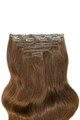 Chocolate - Invisible 20" Deluxe Clip In Remy Human Hair Extensions 200g