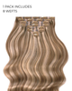 Sunkissed - Invisible 20" Deluxe Clip In Remy Human Hair Extensions 200g