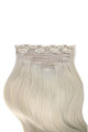Platinum Blonde - Invisible 20" Deluxe Clip In Remy Human Hair Extensions 200g