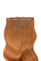 Cinnamon Ginger - Invisible 20" Deluxe Clip In Remy Human Hair Extensions 200g