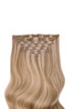 Cappuccino - Invisible 20" Deluxe Clip In Remy Human Hair Extensions 200g