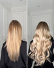 Cappuccino - Invisible 20" Deluxe Clip In Remy Human Hair Extensions 200g