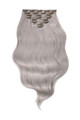 Silver Fox - Invisible 20" Deluxe Clip In Remy Human Hair Extensions 200g