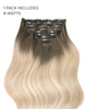 Santorini Blonde - Invisible 20" Deluxe Clip In Remy Human Hair Extensions 200g