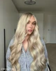 Santorini Blonde - Double Wefted Lace Full Head Clip in Human Hair Extensions