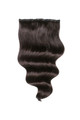 Brown Black - One Weft Volumizer Seamless Clip In Remy Human Hair Extensions | Foxy Locks
