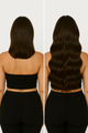 Brown Black - Seamless Clip In Remy Human Hair Extensions