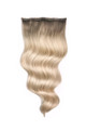 Santorini Blonde - One Weft Volumizer Seamless Clip In Remy Human Hair Extensions | Foxy Locks