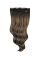 Mochaccino - One Weft Volumizer Seamless Clip In Remy Human Hair Extensions | Foxy Locks