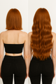 Cinnamon Ginger Seamless Clip In Hair Extensions