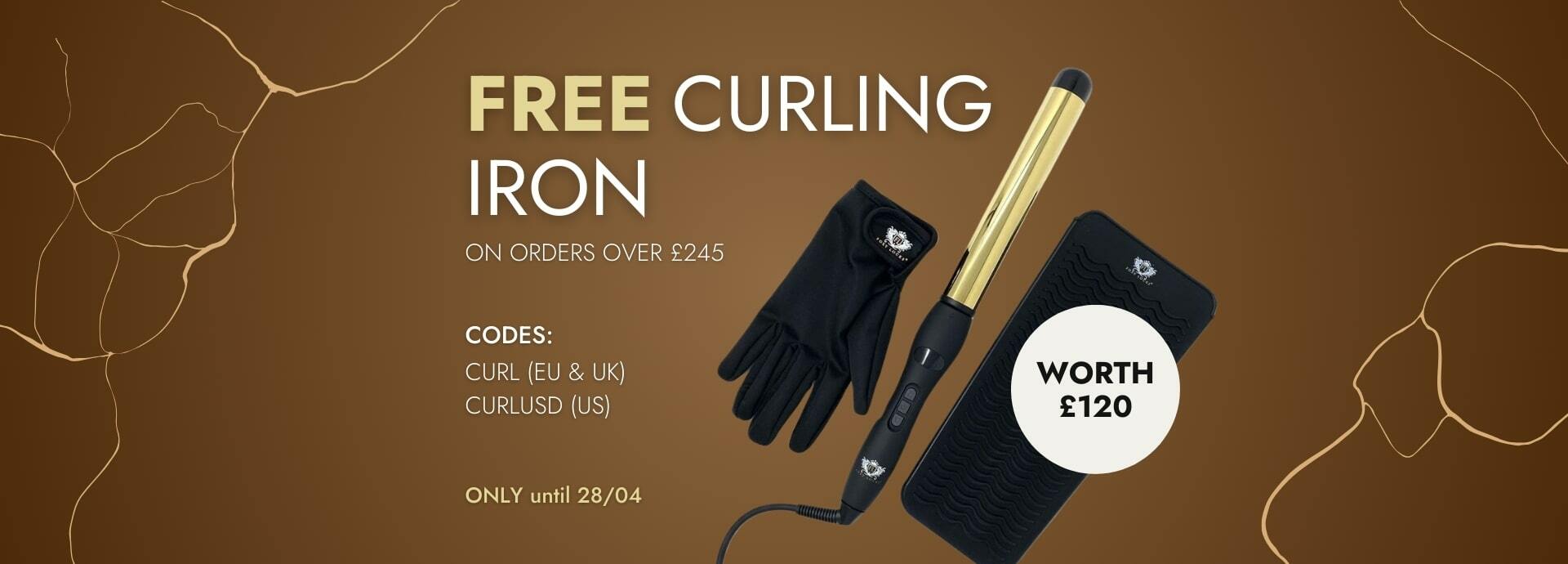 Free Curling Iron on Orders over £245