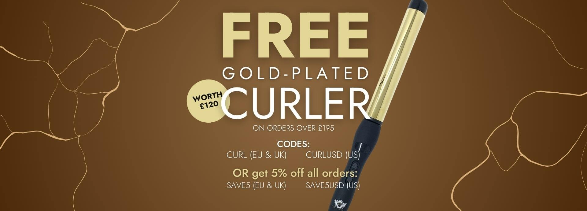 Free Curling Iron on Orders over £245