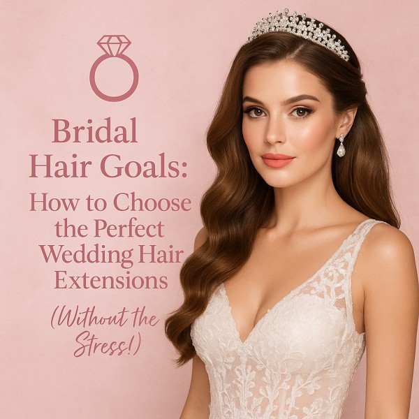 Bridal Hair Goals: How to Choose the Perfect Wedding Hair Extensions (Without the Stress!)