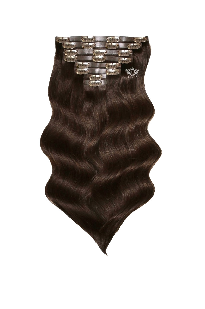 Cocoa - Seamless Clip In Remy Human Hair Extensions | Foxy Locks