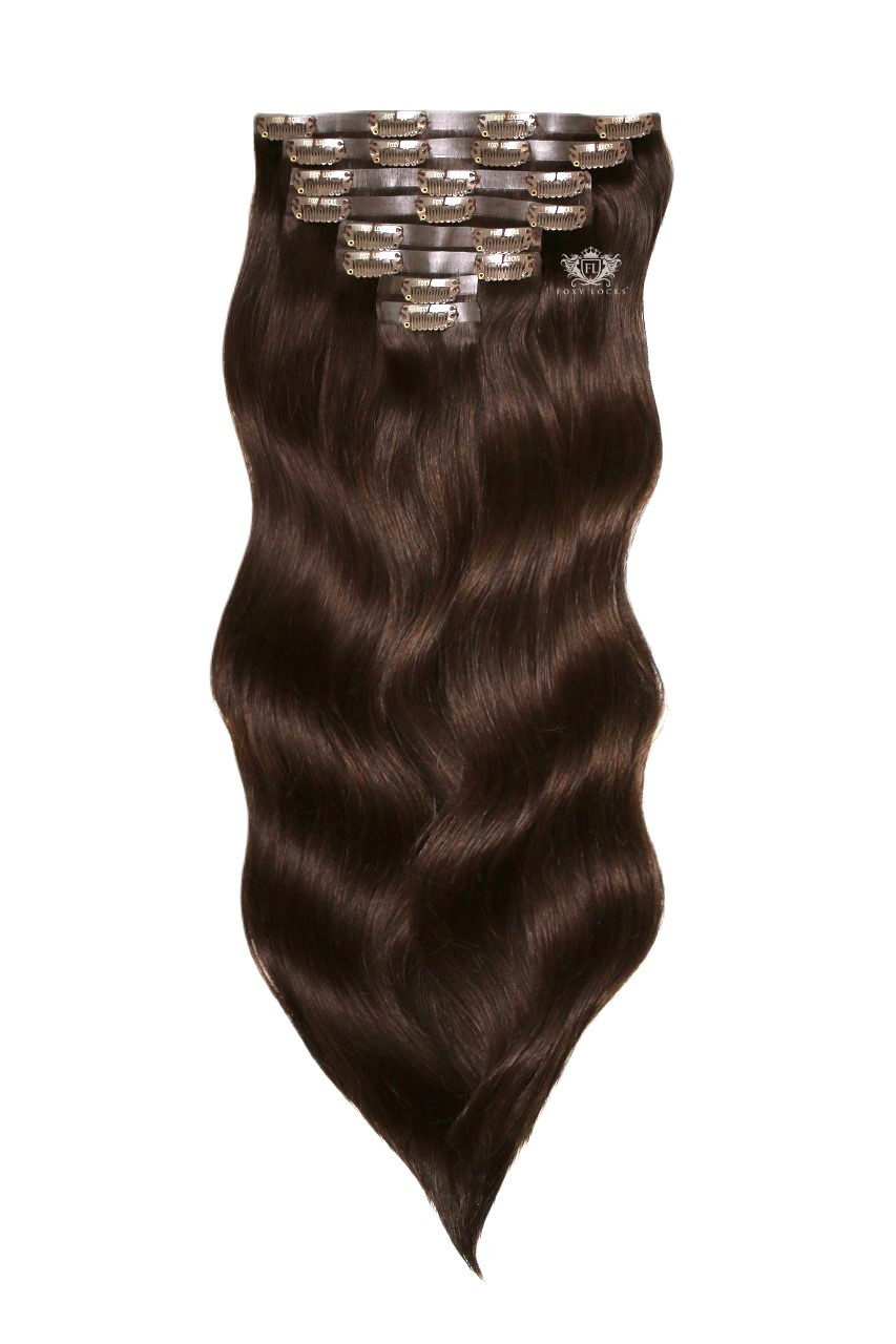 Cocoa - Seamless Clip In Remy Human Hair Extensions | Foxy Locks