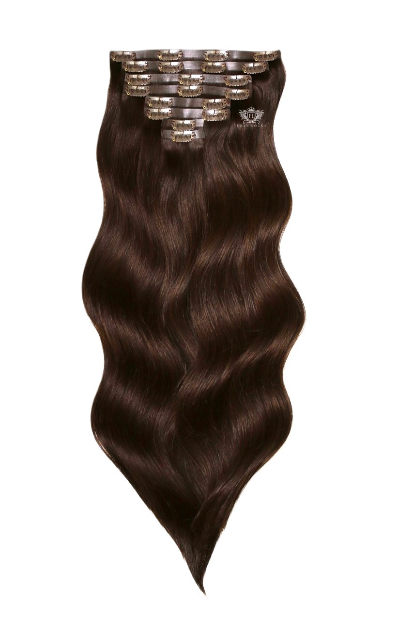 Cocoa - Seamless Clip In Remy Human Hair Extensions | Foxy Locks