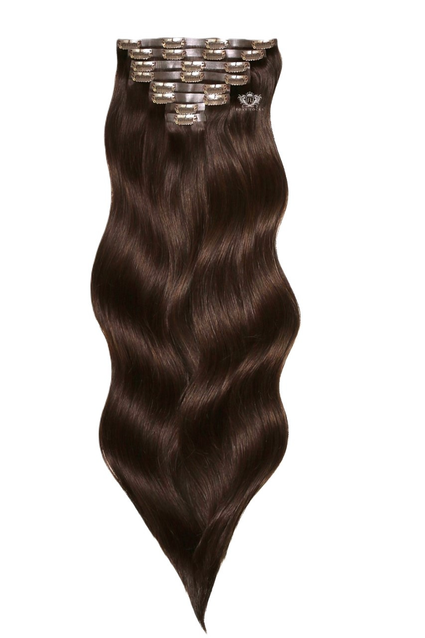 Cocoa - Seamless Clip In Remy Human Hair Extensions | Foxy Locks