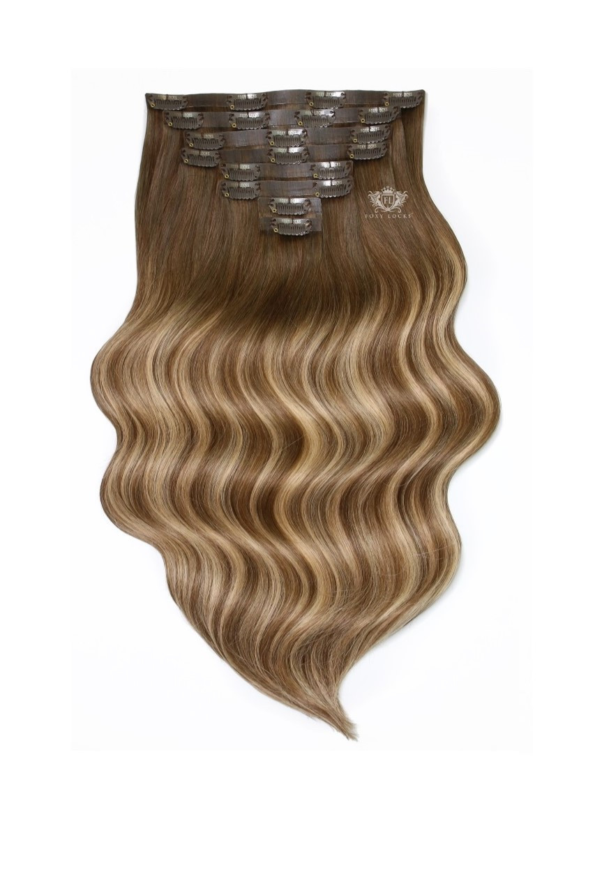 Brondie - Seamless Clip In Remy Human Hair Extensions | Foxy Locks