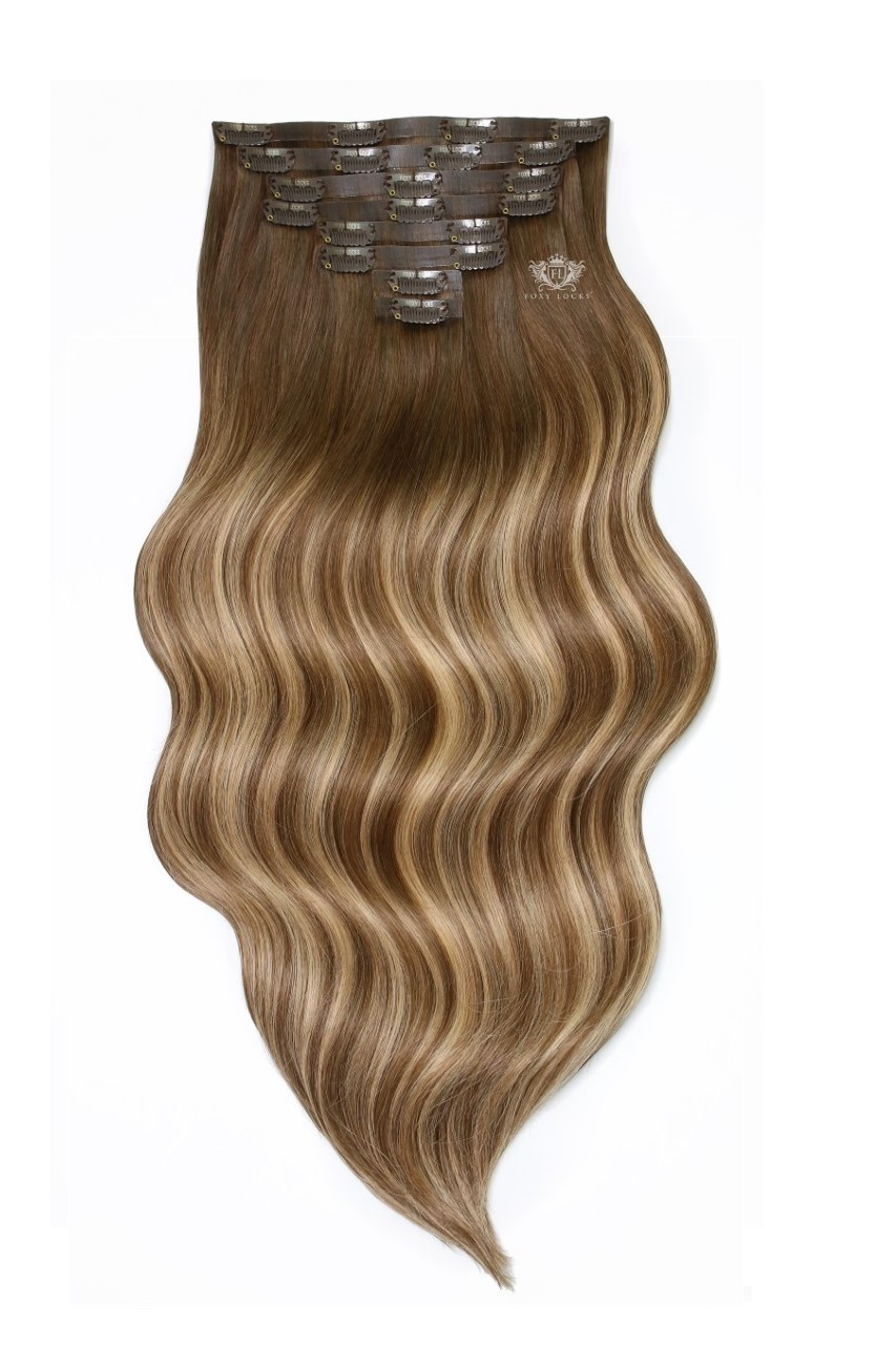 Brondie - Seamless Clip In Remy Human Hair Extensions | Foxy Locks