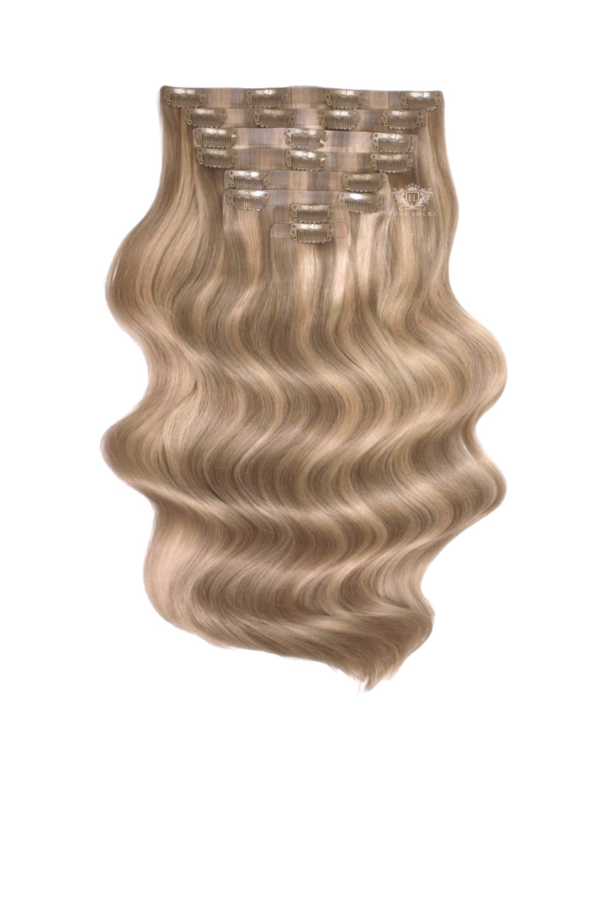 Cappuccino - Seamless Clip In Remy Human Hair Extensions | Foxy Locks