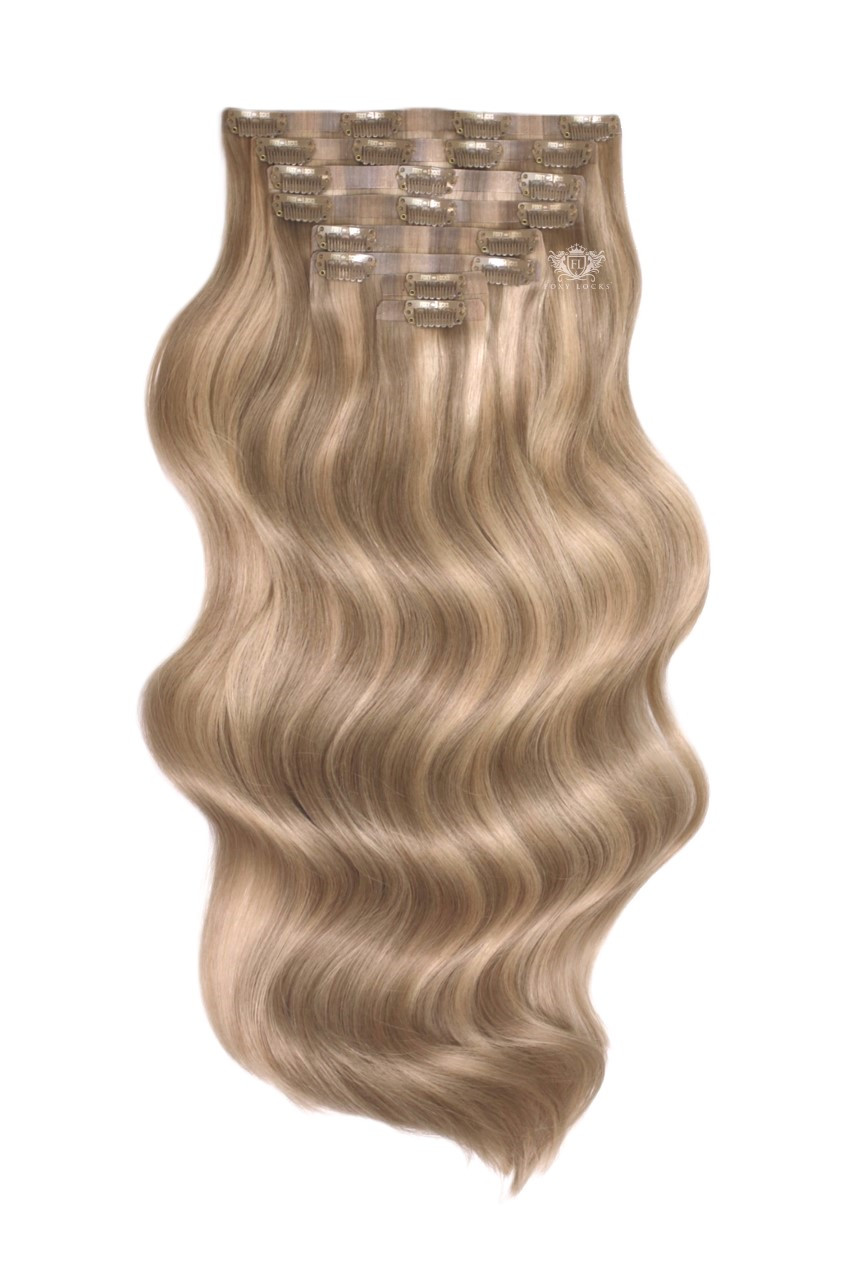 Cappuccino - Seamless Clip In Remy Human Hair Extensions | Foxy Locks